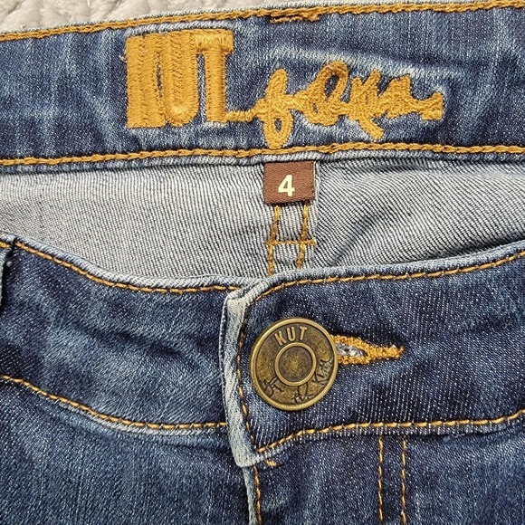 KUT From The Kloth Womens Size 4 Style KP782MA2 Straight‎ Leg Jeans 30x29 - Picture 2 of 11